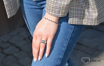 Srebrny pierścionek z czarnymi cyrkoniami Dall'Acqua P BY 132 078 (2).JPG